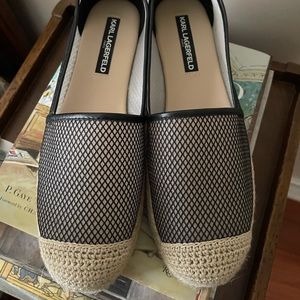 Karl Lagerfeld mesh espadrille Worn once, excellent condition